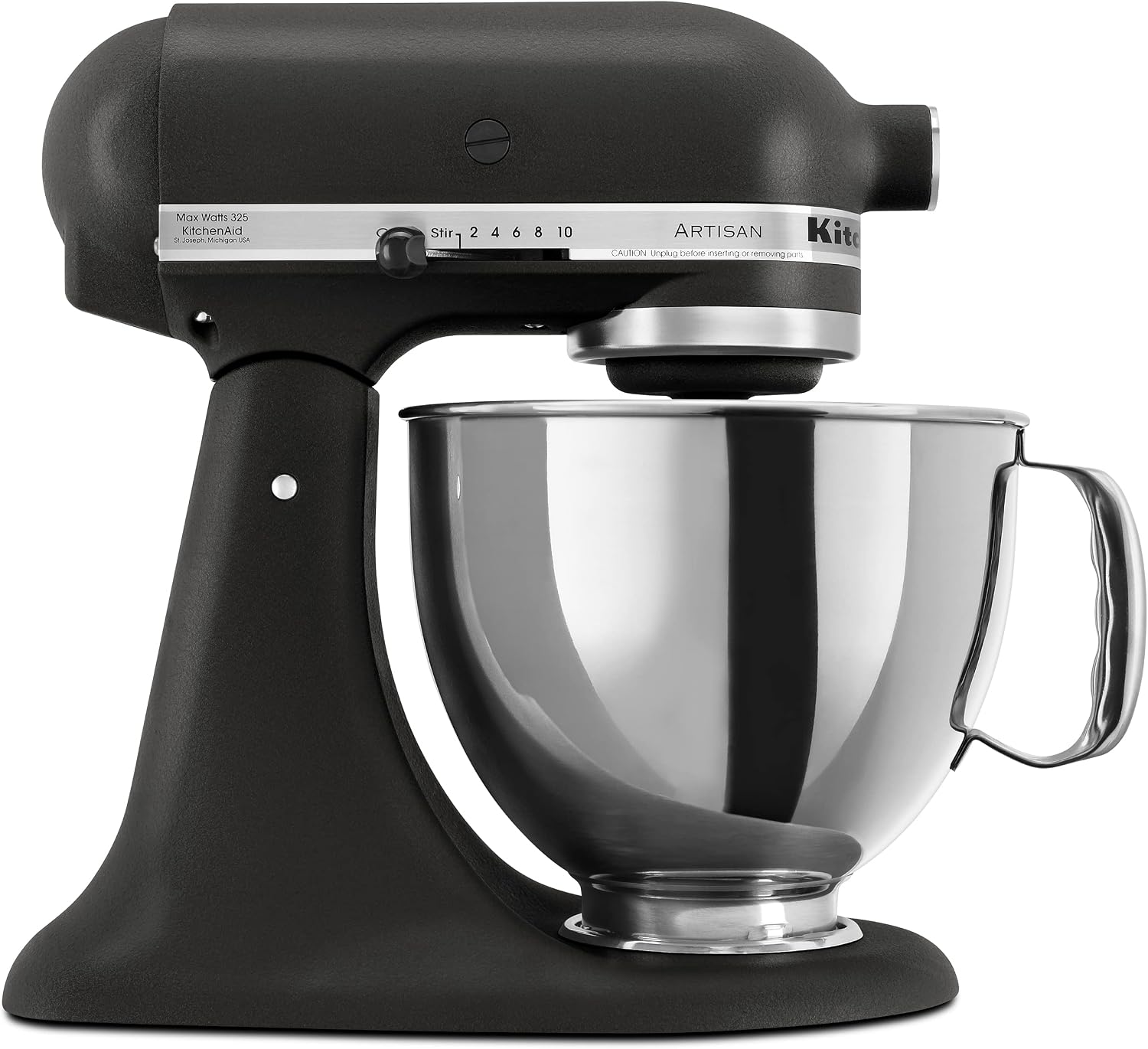 KitchenAid Artisan Series 5 Quart Tilt-Head Stand Mixer KSM150PSBK